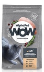 Alpha Pet WOW кошки сухой 1,5 кг для стерилизованных кошек и котов с цыпленком